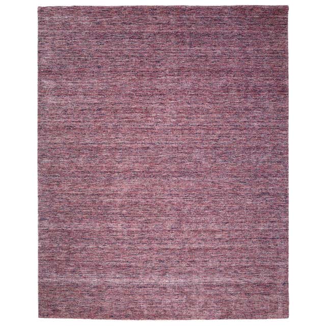 Overdye Rug Pink Modern Afghan Overdye Rug with Pink and Purple Botanical Details For ...