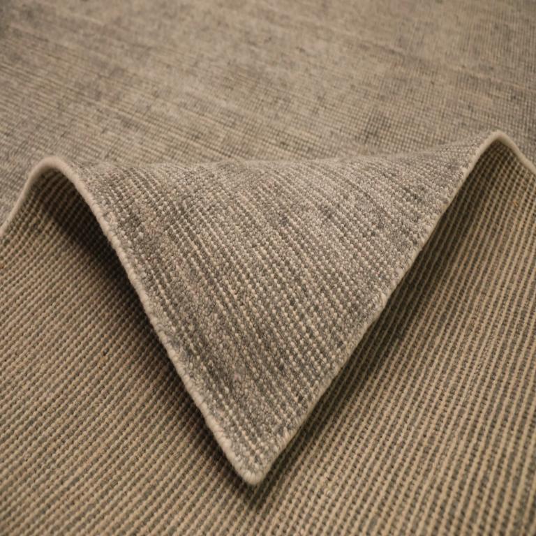 Indiano Tappeto India Solid Over Size - Lana Taupe Design - 93722 in vendita