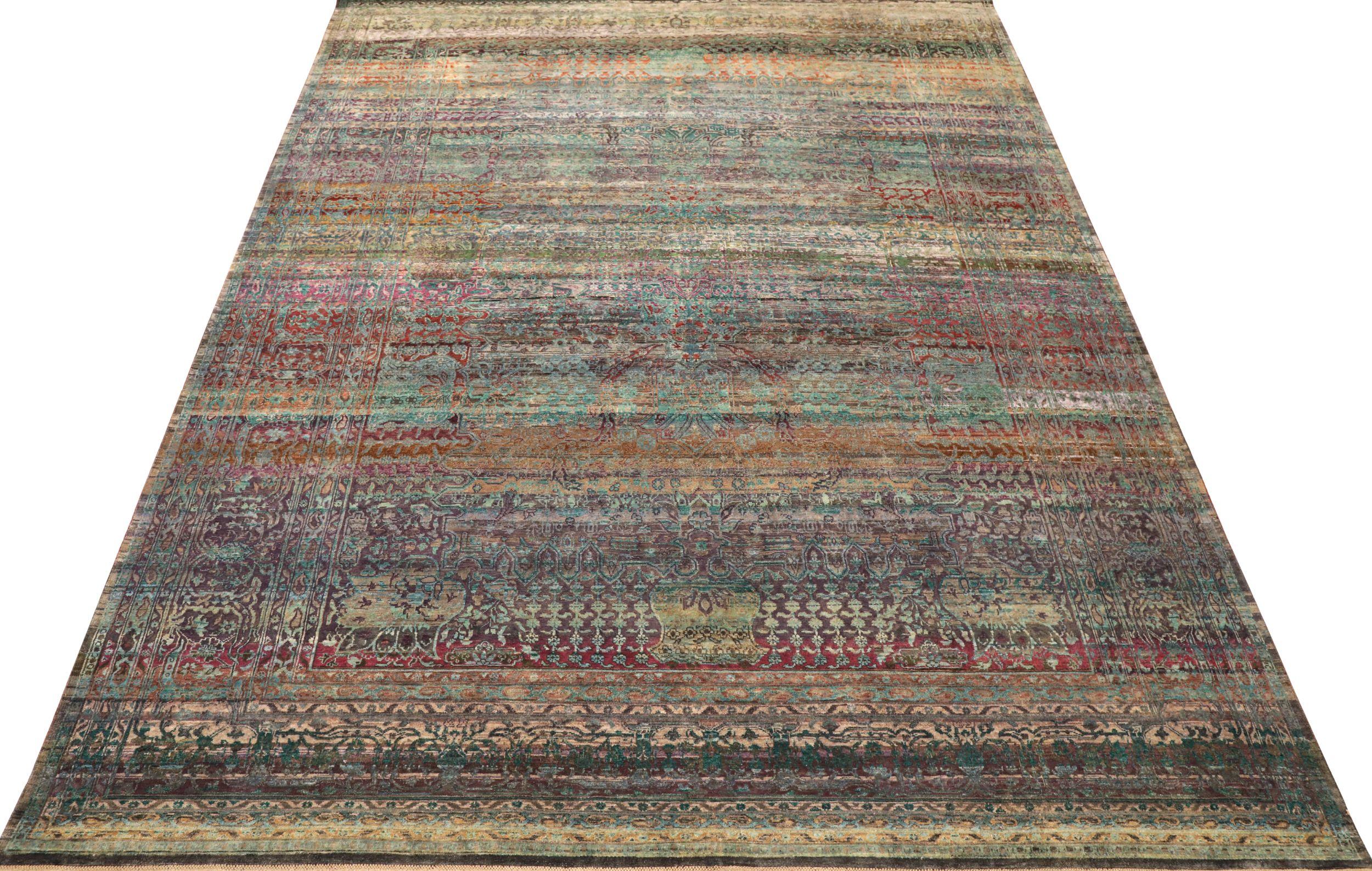 The Artistry of a Modern Tabriz Style Rug
This is a rug that engages the mind. It is a captivating masterpiece of contemporary design that invites you to look deeper, to explore the layers of its history and the complexity of its pattern. This