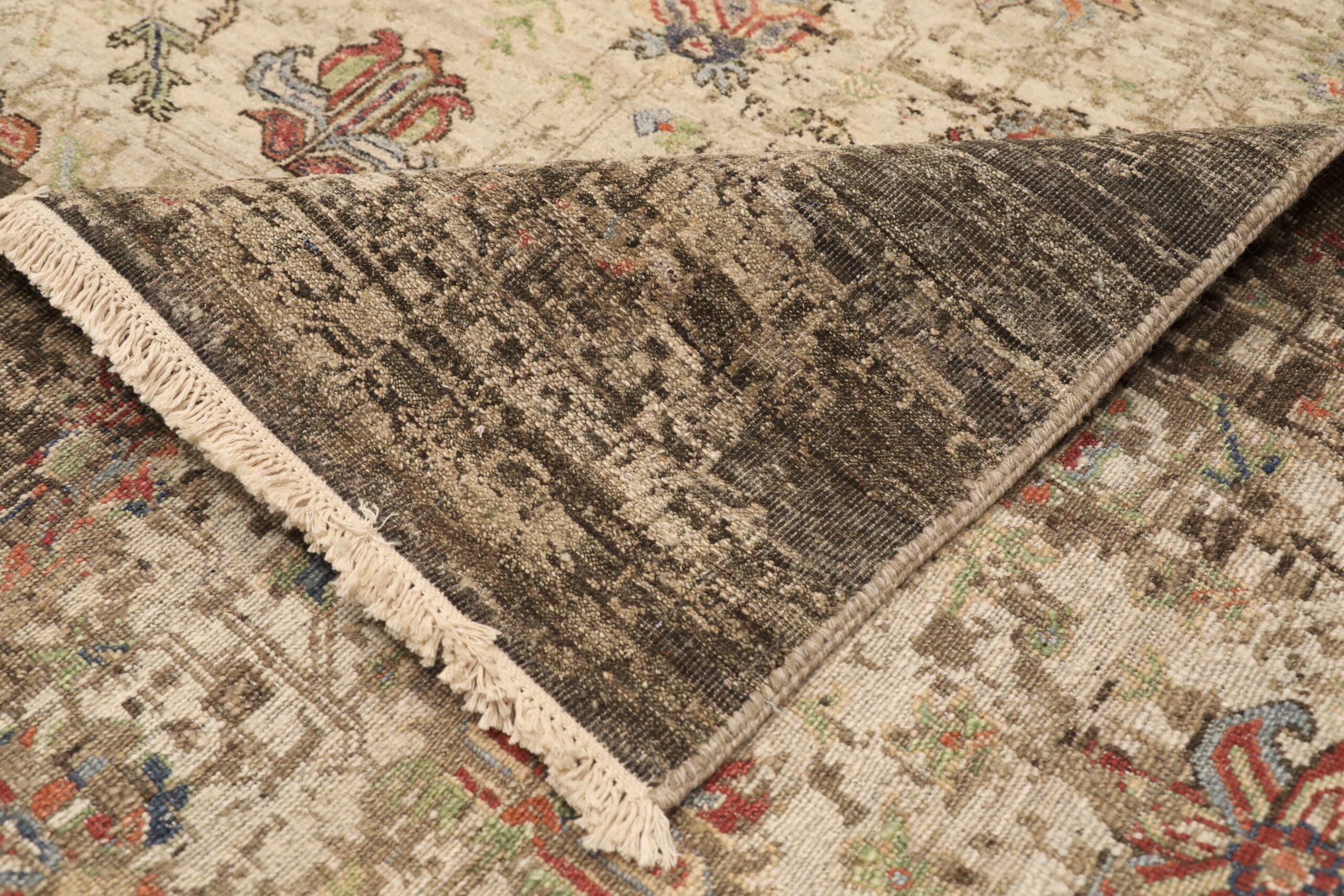 Alfombras de transición India - Lana Diseño Marfil - 96551 Moderno en venta