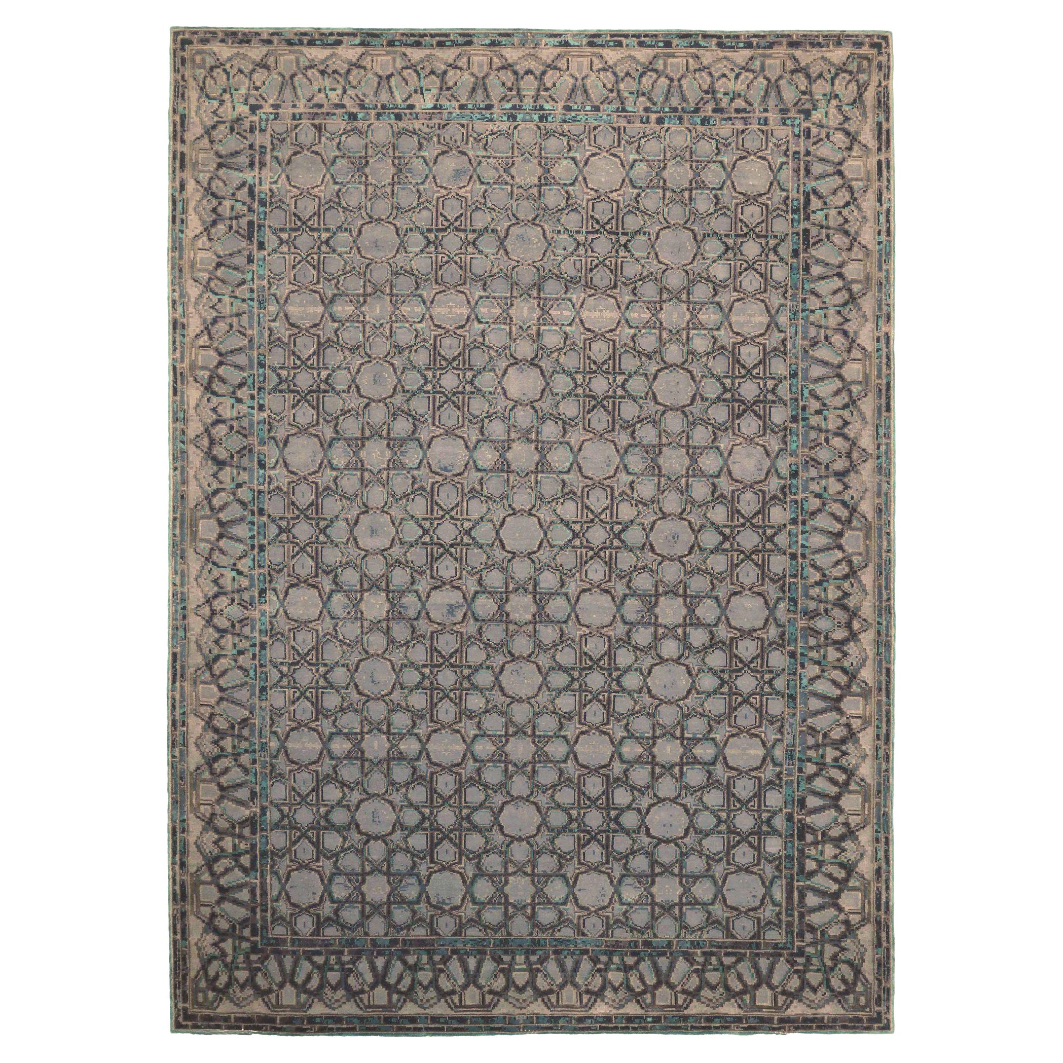 Indien Vitadvice Area Rugs - Wolle Brown Design - 93600 im Angebot