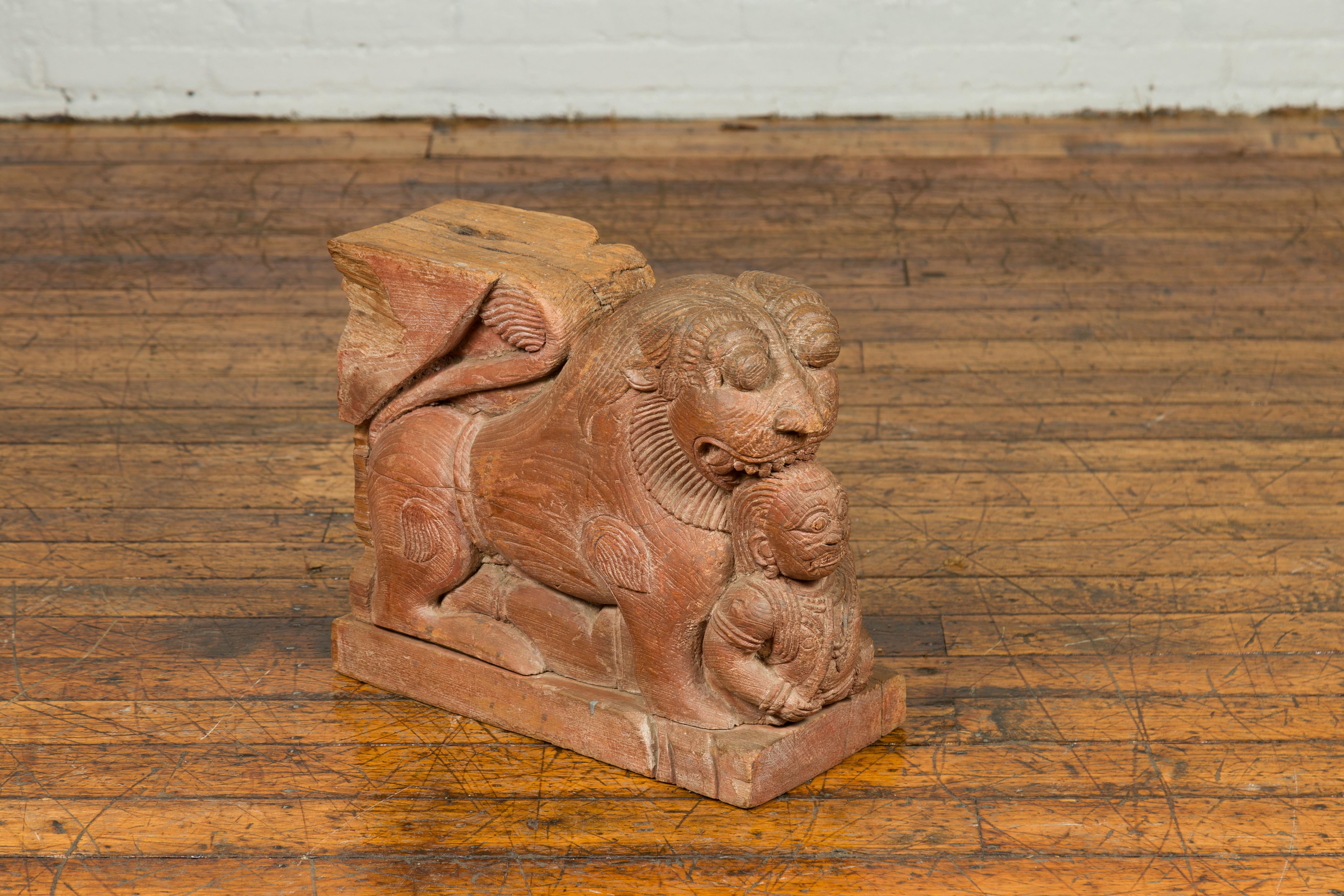 indian lion sculpture