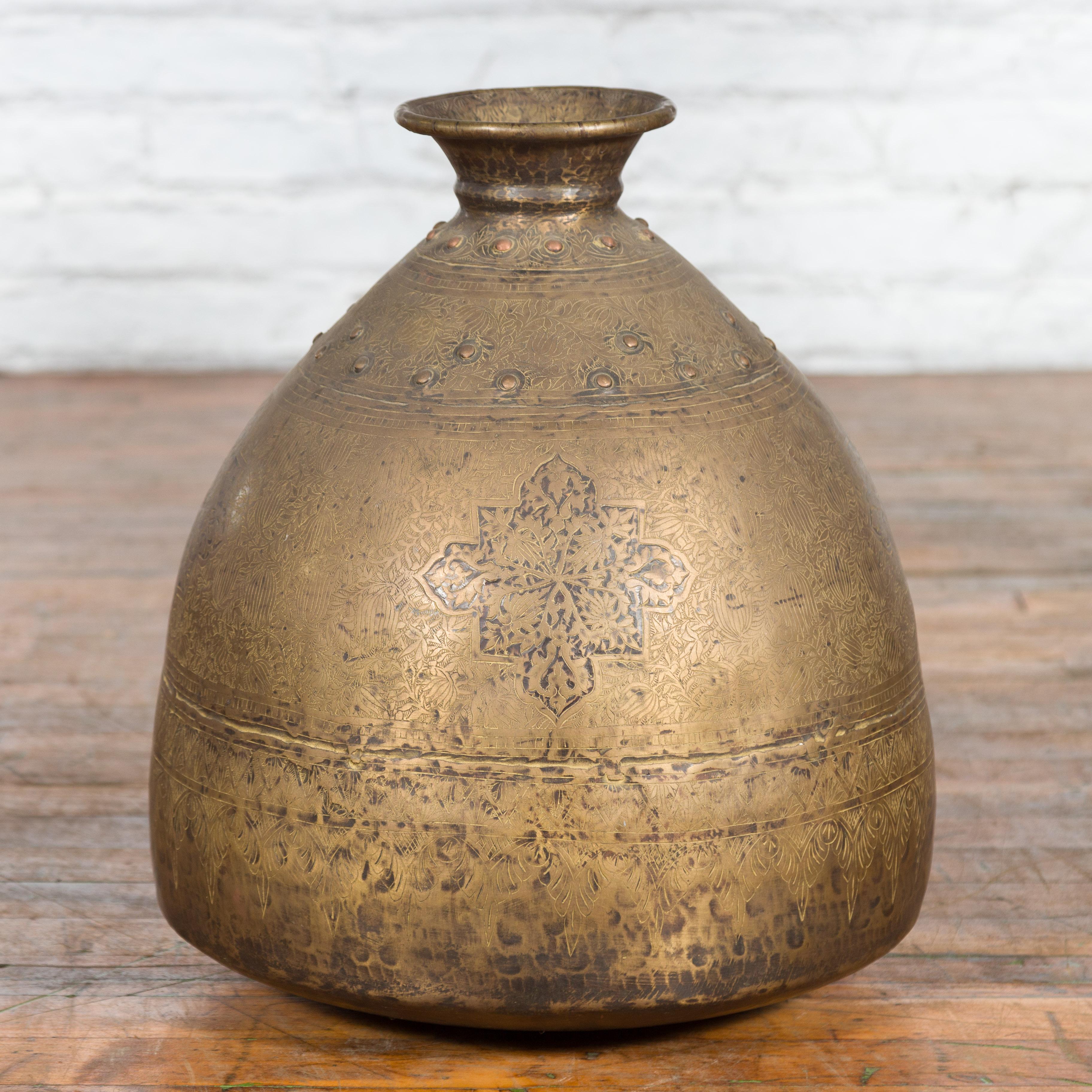 vintage brass vases from india