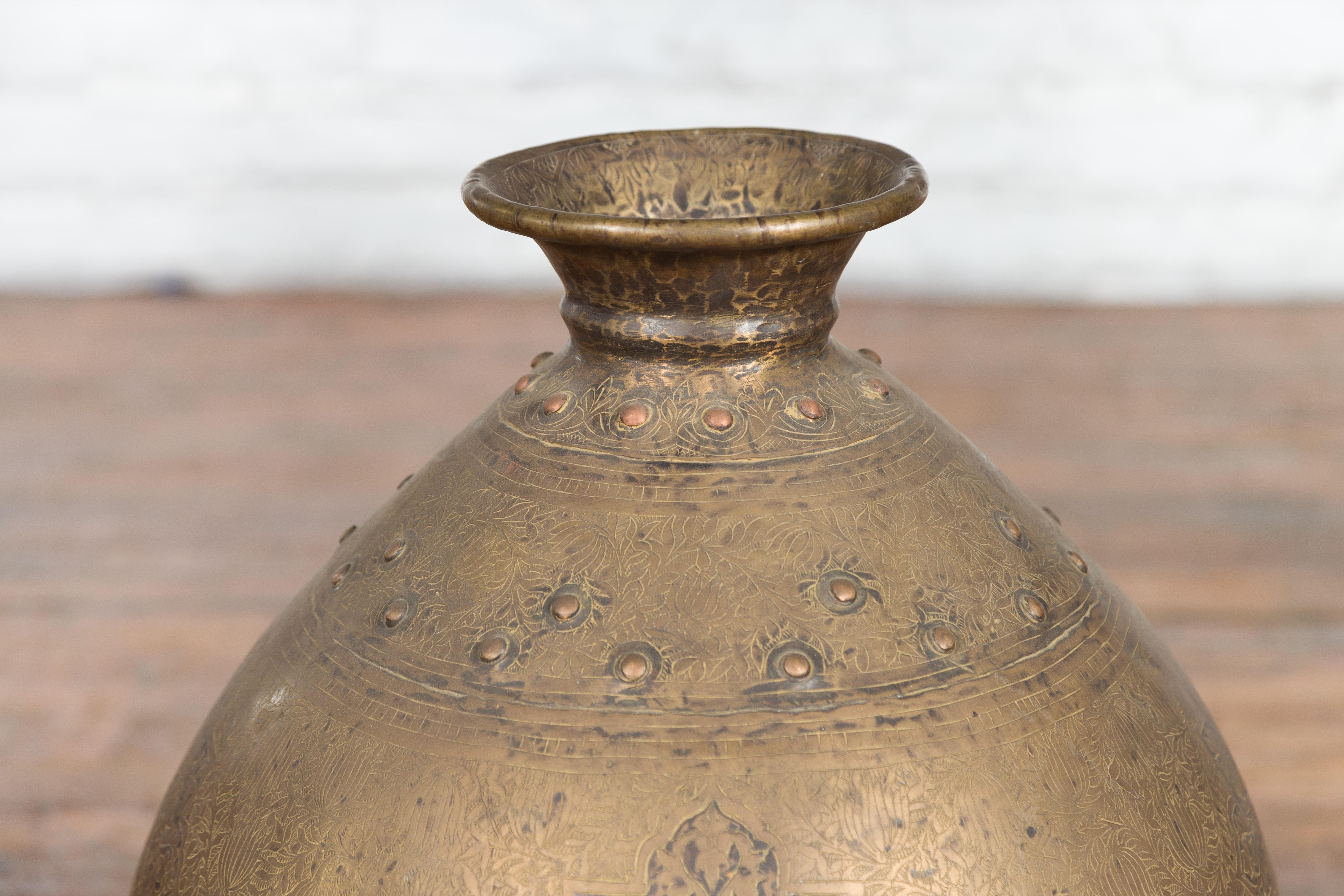 indian brass vase