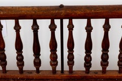 Indian 19th Century Spindle Back Settee