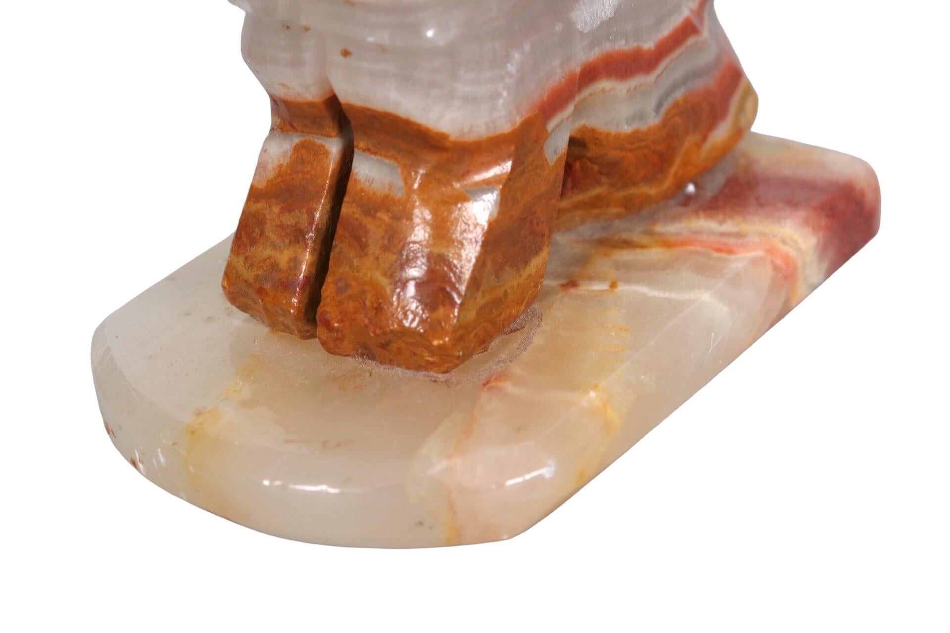 Indian Agate Bookends, Pair  1