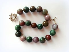 Collier d'agate indienne