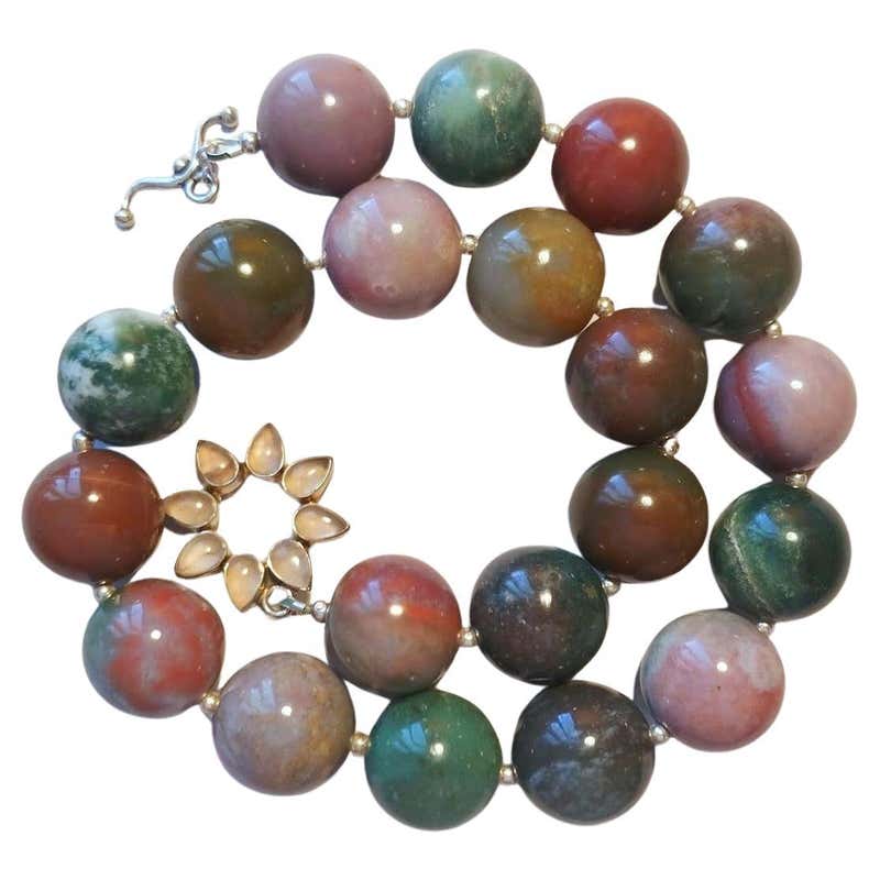 Antique agate necklace Clearance