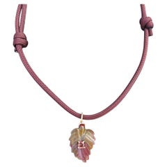 Indischer Achat & Spinell Halskette mit 14k Gold