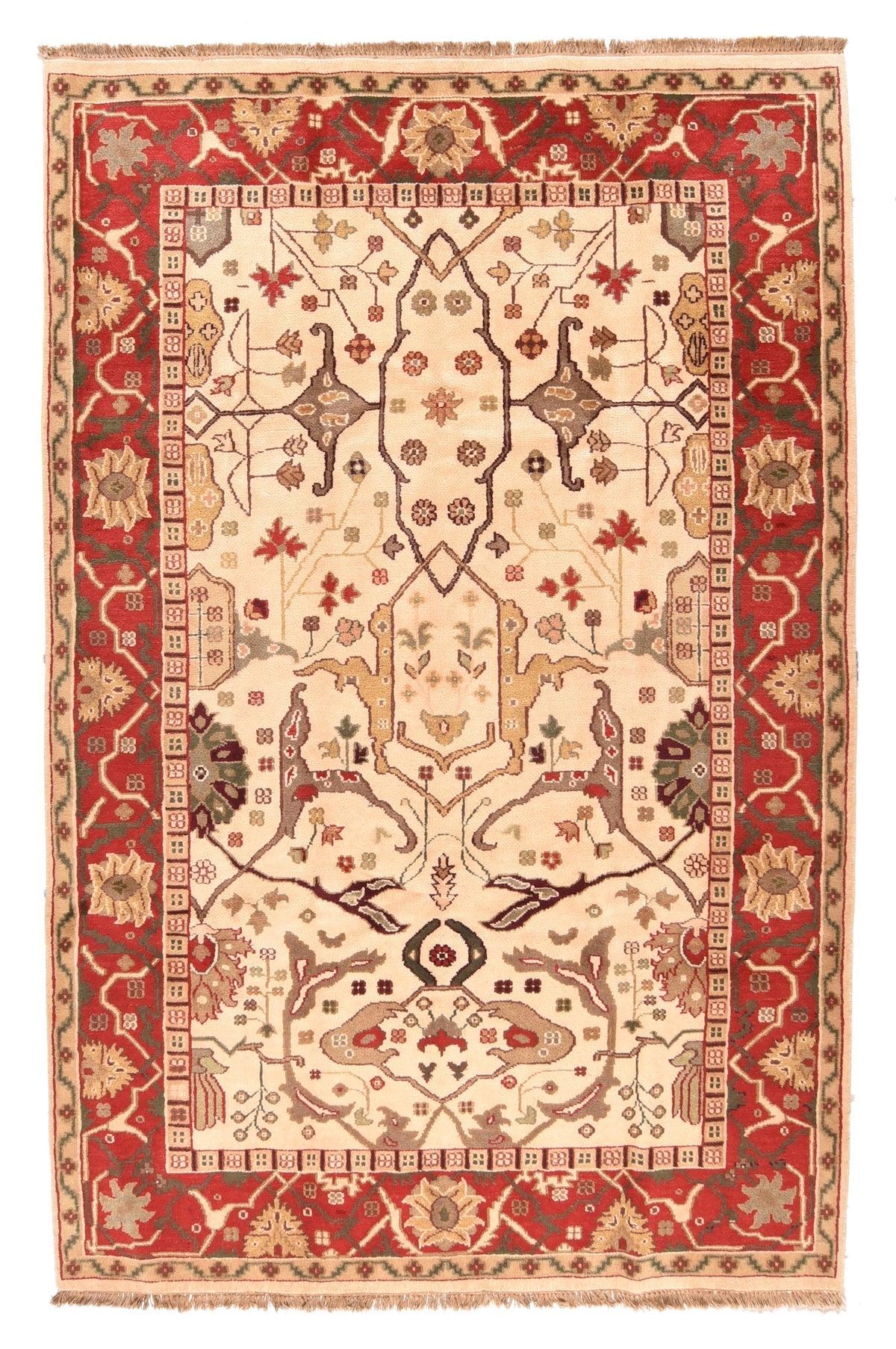 Indiano Tappeto indiano Agra 6'2'' x 9'0'' in vendita