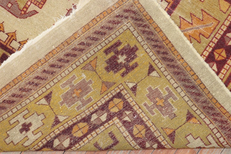 Indian Amritsar Square Rug For Sale at 1stDibs