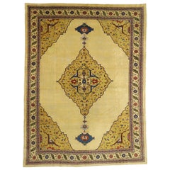 Indian Antique Agra Rug with Louis XIV Style