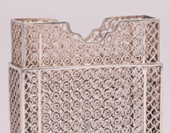 Indian Antique Cased Silver Filigree Card Case
