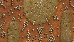 Indian Brass Mounted Stained Hardwood Box, India, Circa 1850