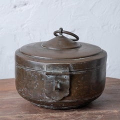 Indian Brass Pandan Box, 19th Century