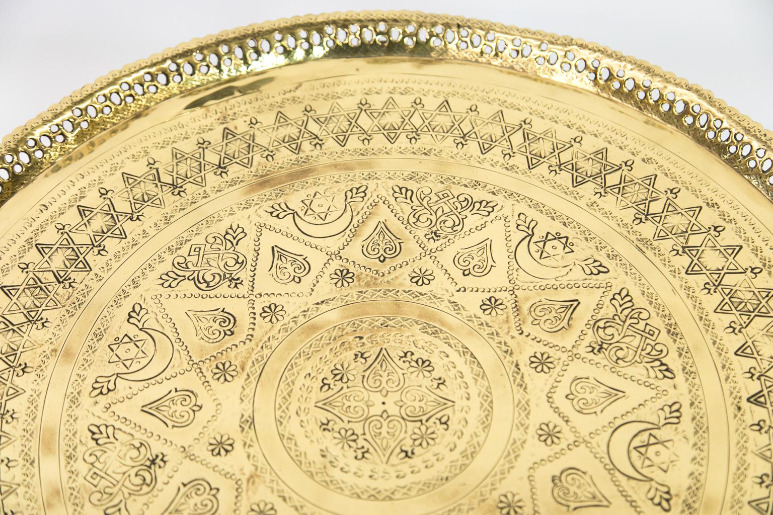 Indian Brass Top Table 1