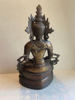 Indian Bronze Amitabha Buddha