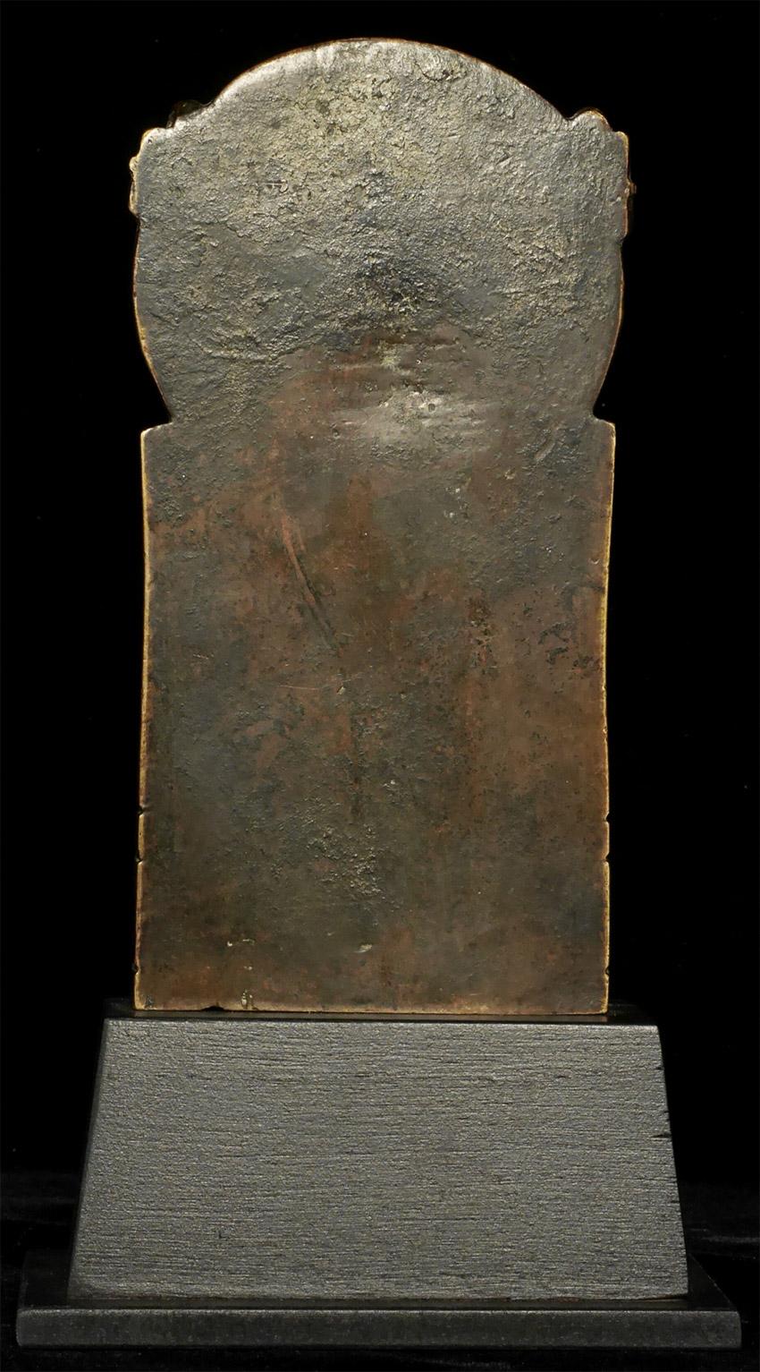 Indischer Buddha aus Bronze in klassischer Form, 7605 im Angebot 1