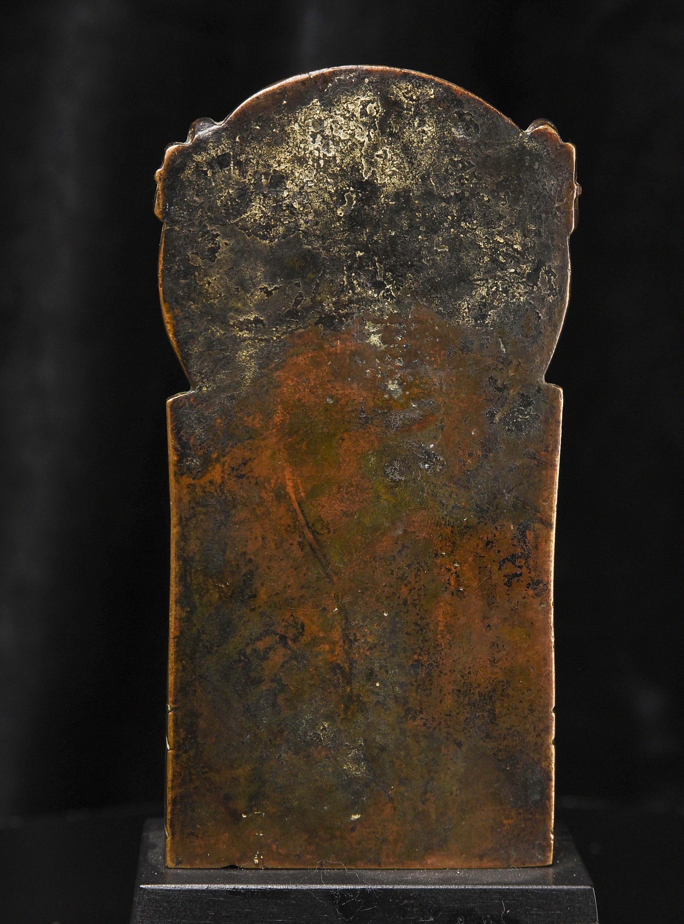 Moulage Bouddha indien en bronze de forme classique, 9885 en vente