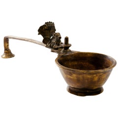 Indian Bronze Nandi Yoni Lingam Ceremonial Oil Lamp