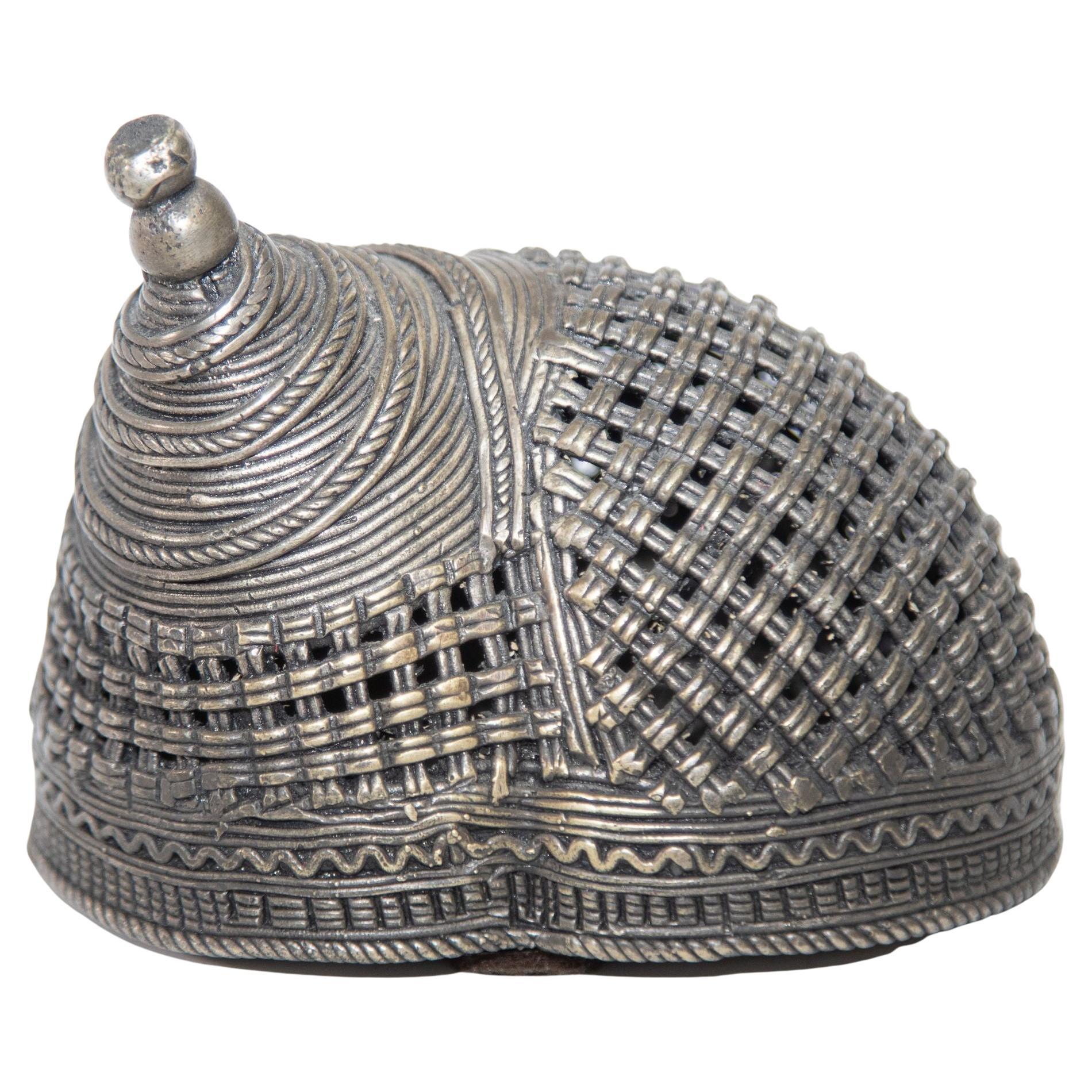 Indian Cast Brass Metal Incense Burner in a Snail Form