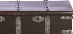 Indian chest with two locks - 19th century