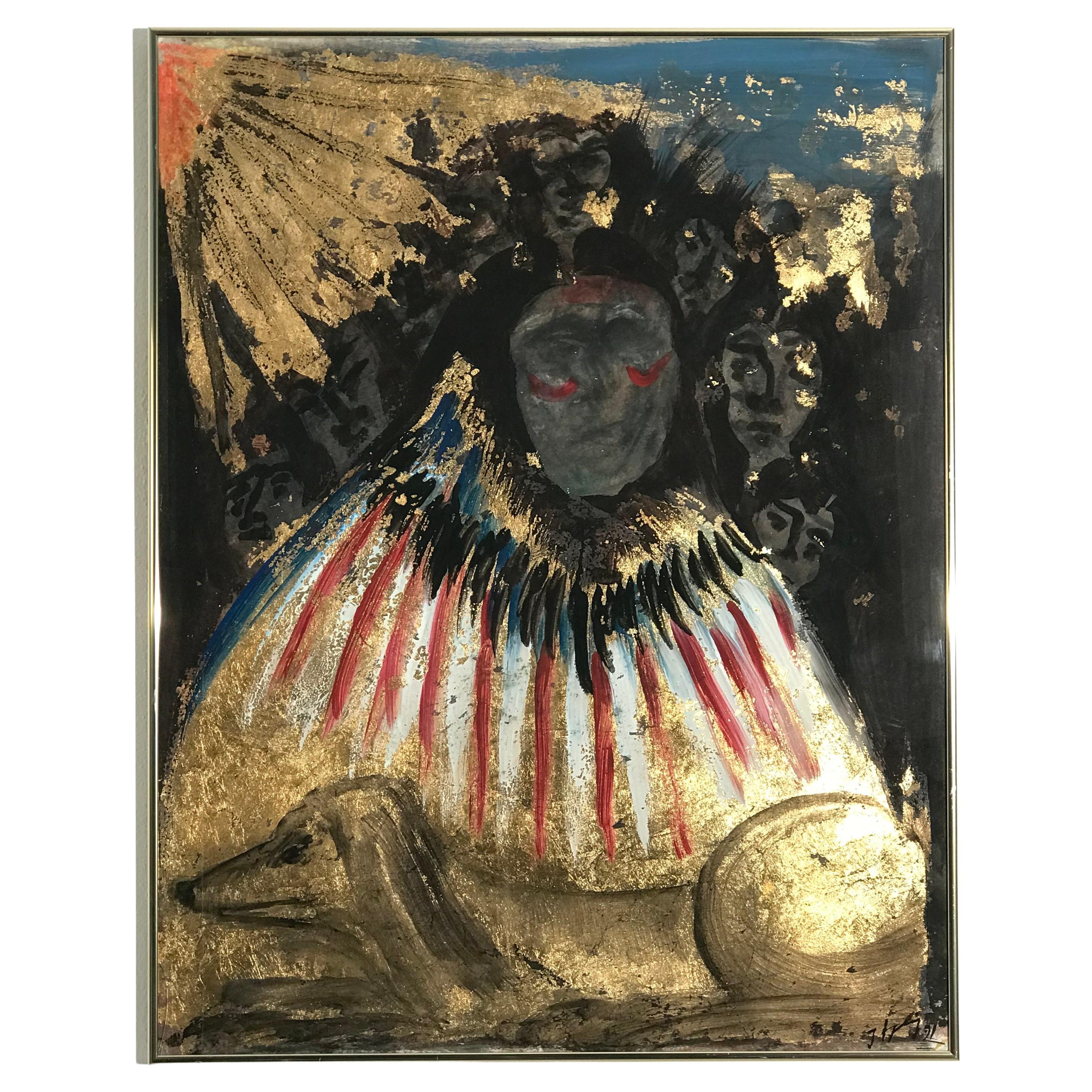 Indian Chief Painting For Sale