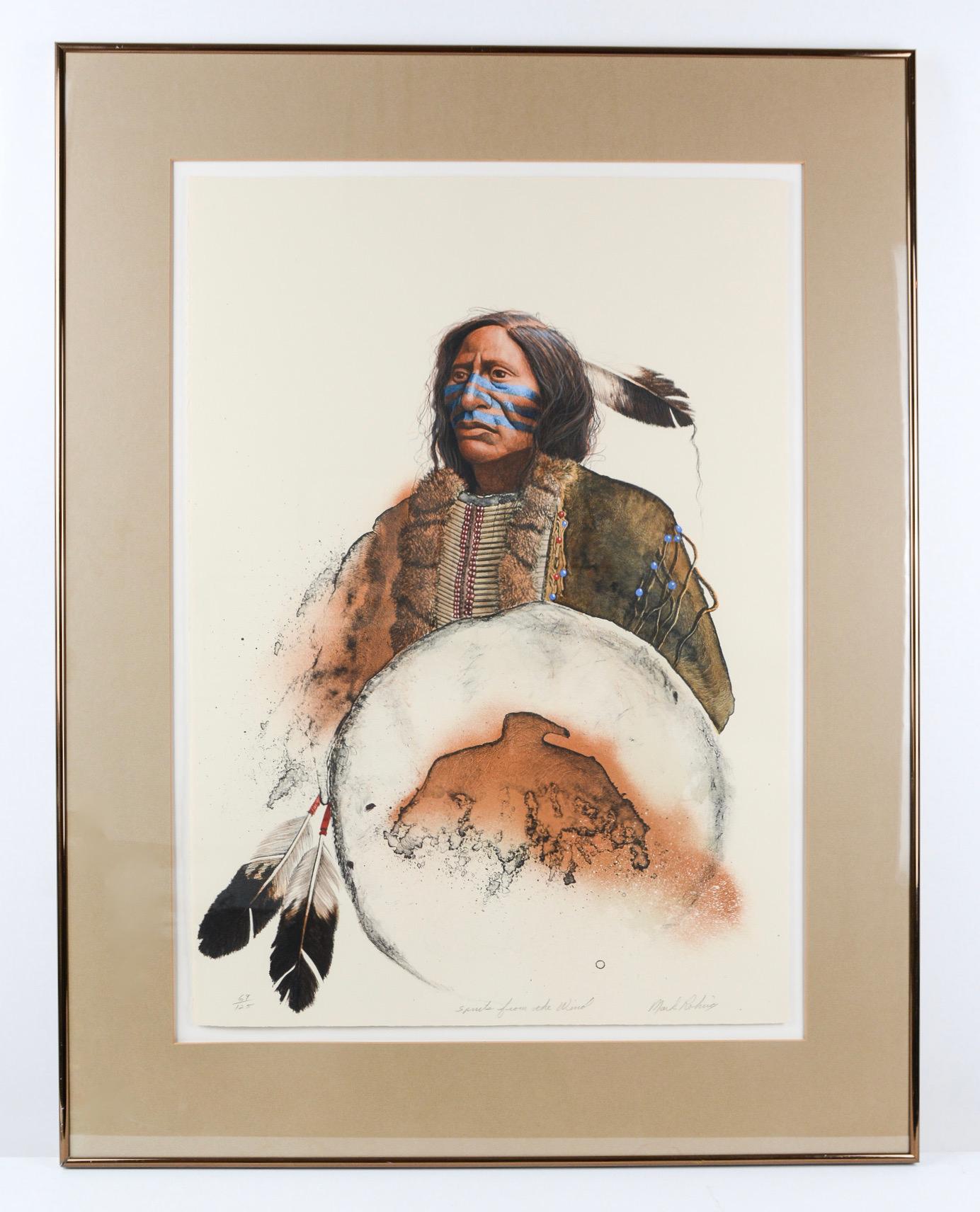 American Indian chief 'Spirite of the Wind' For Sale