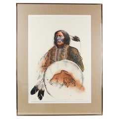 Indian chief 'Spirite of the Wind'