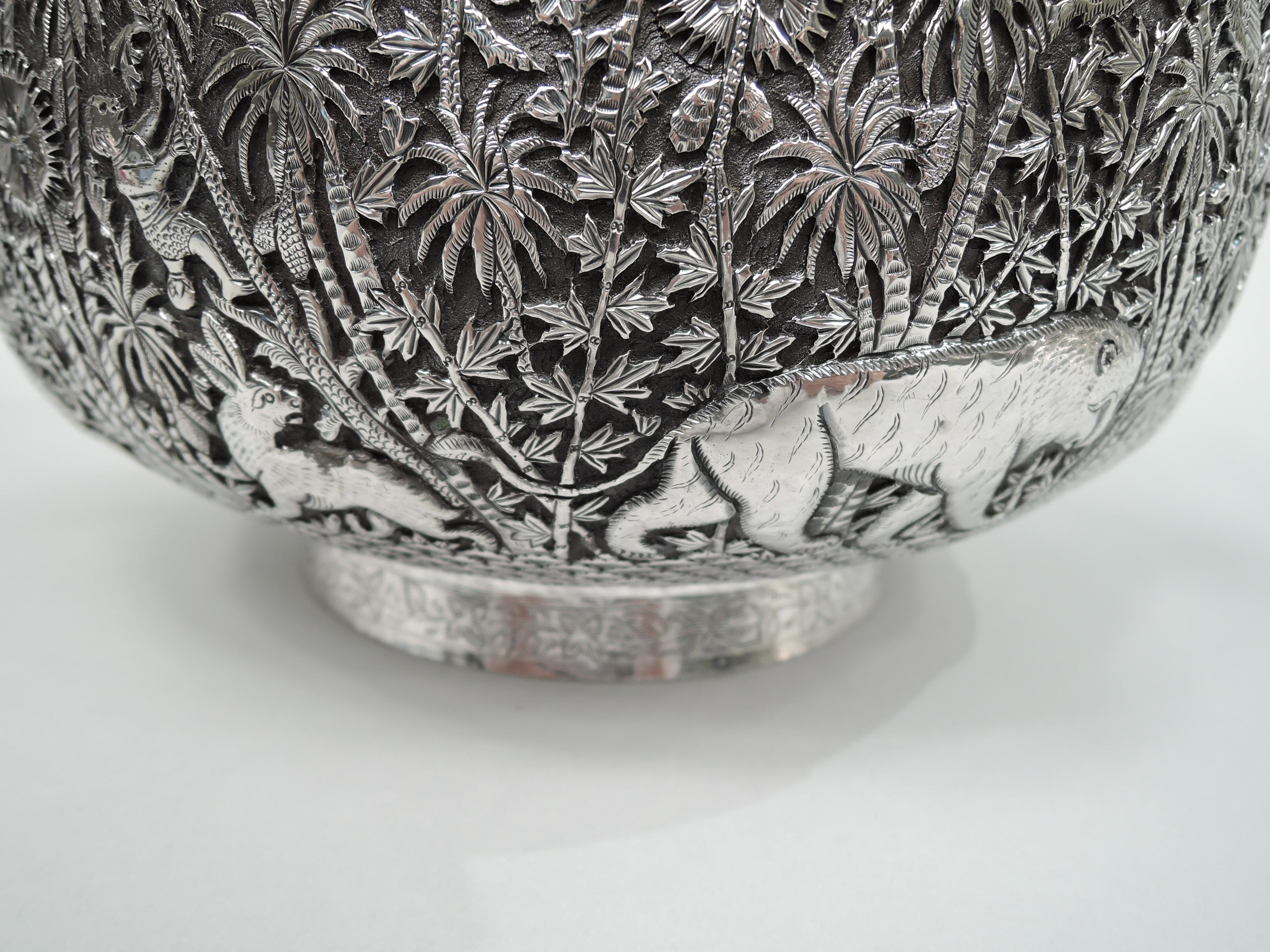 Indian Colonial Lucknow Silver Bowl with Chicago Golf Club Association 1