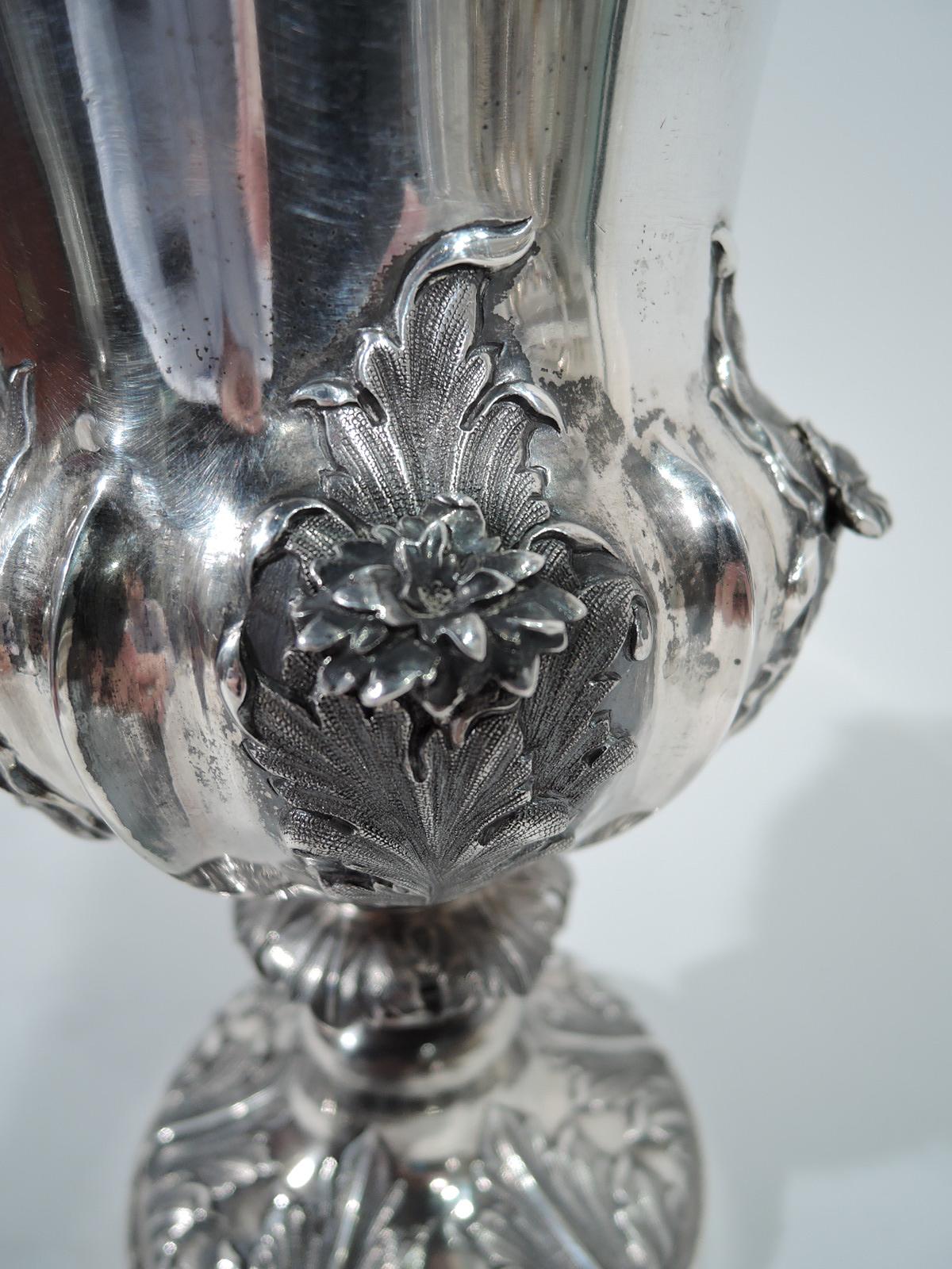 Anglo Raj Indian Colonial Silver Chalice by Hamilton & Co.