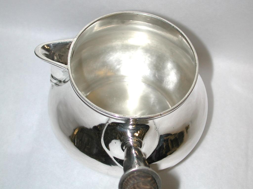 Indian Colonial Silver Lidded Brandy Saucepan, circa 1830 In Good Condition In London, GB