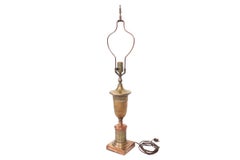 Indian Copper & Teal Table Lamp