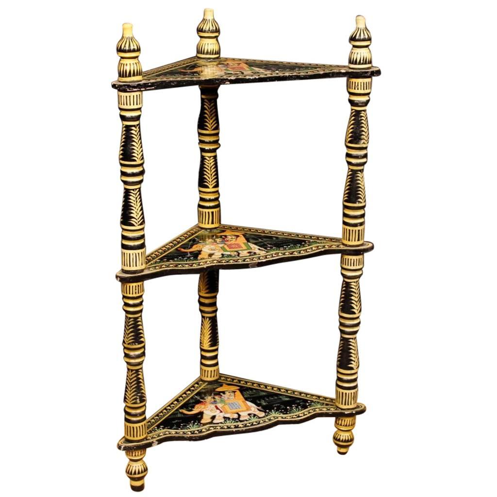 Indian Corner Shelves in Painted Wood from 20th Century