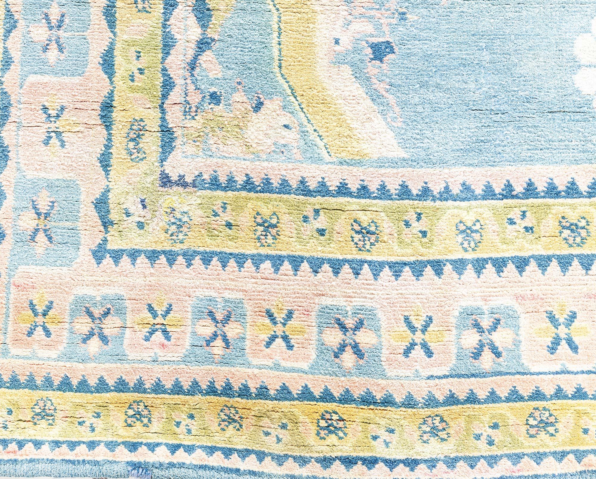 Tappeto Agra in cotone indiano Doris Leslie Blau In condizioni buone in vendita a New York, NY