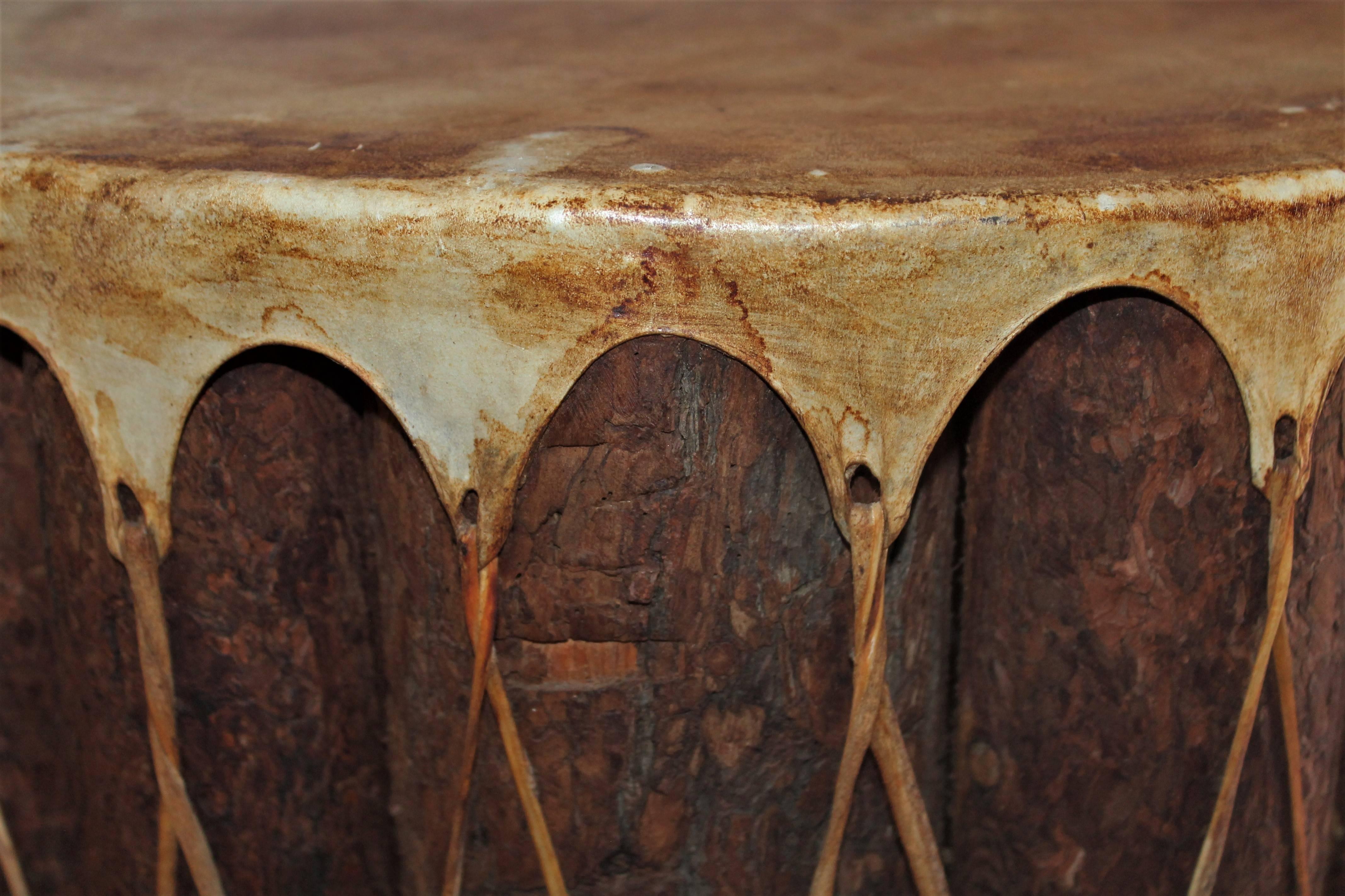 native american drum table