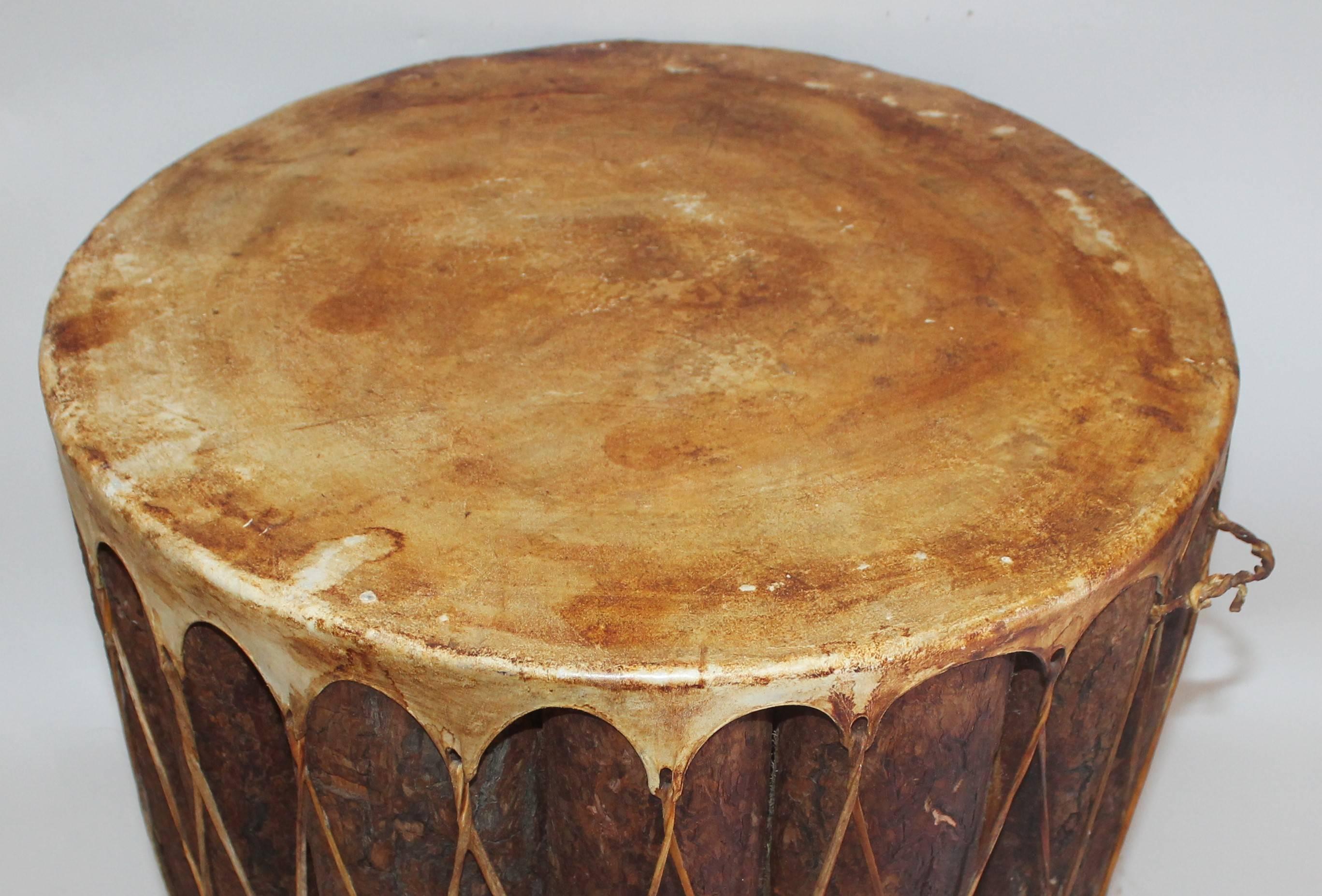 indian drum coffee table