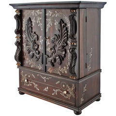 Indian Ebony Miniature Cabinet