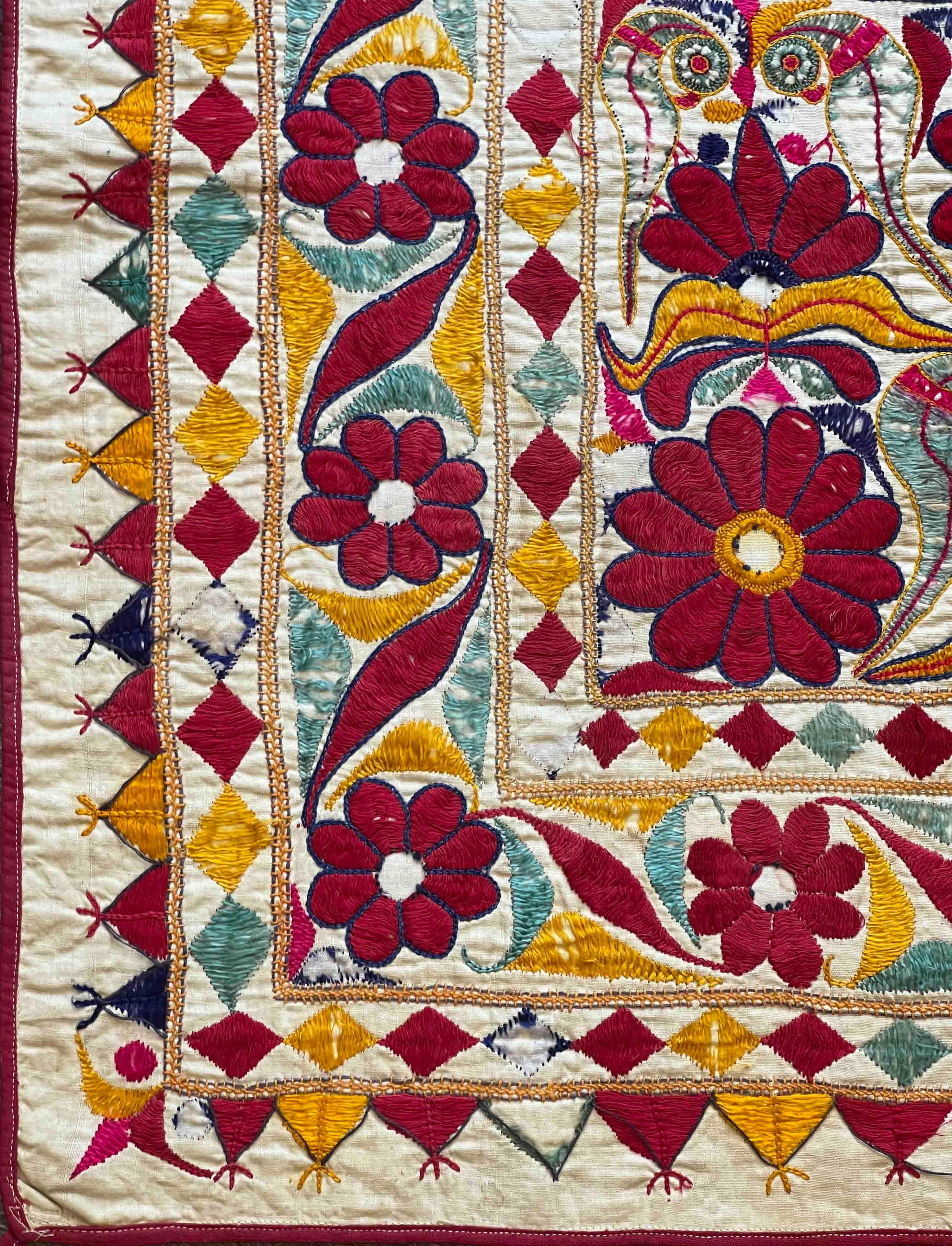 indian embroidered fabric