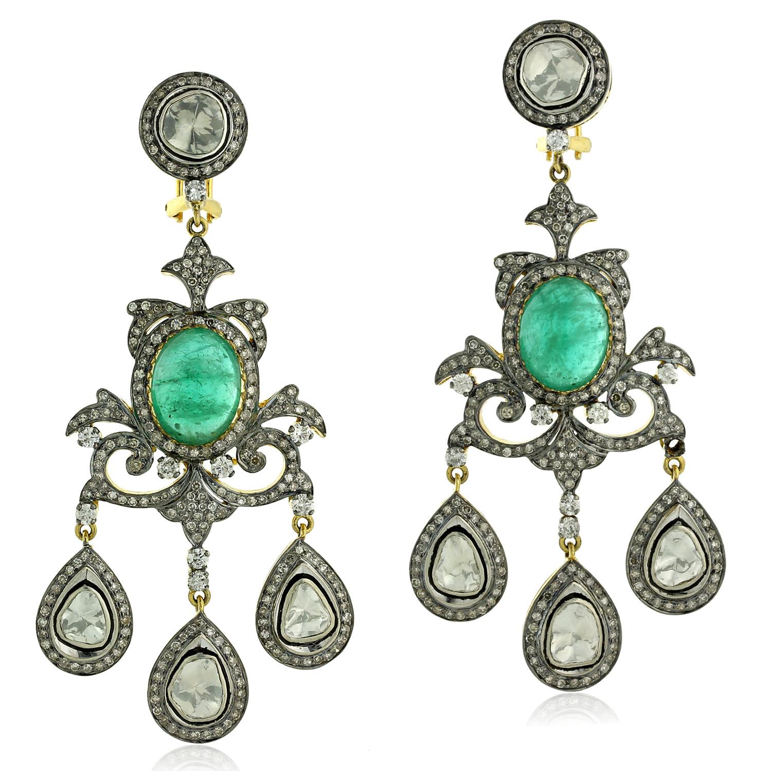 indian chandelier earrings