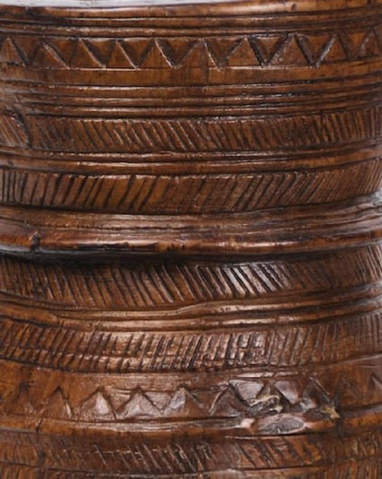Early 19th Century Indian, Engraved grain measure For Sale