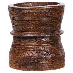 Indian, Engraved grain measure