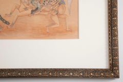 Indian Erotic Kama Sutra Gouache