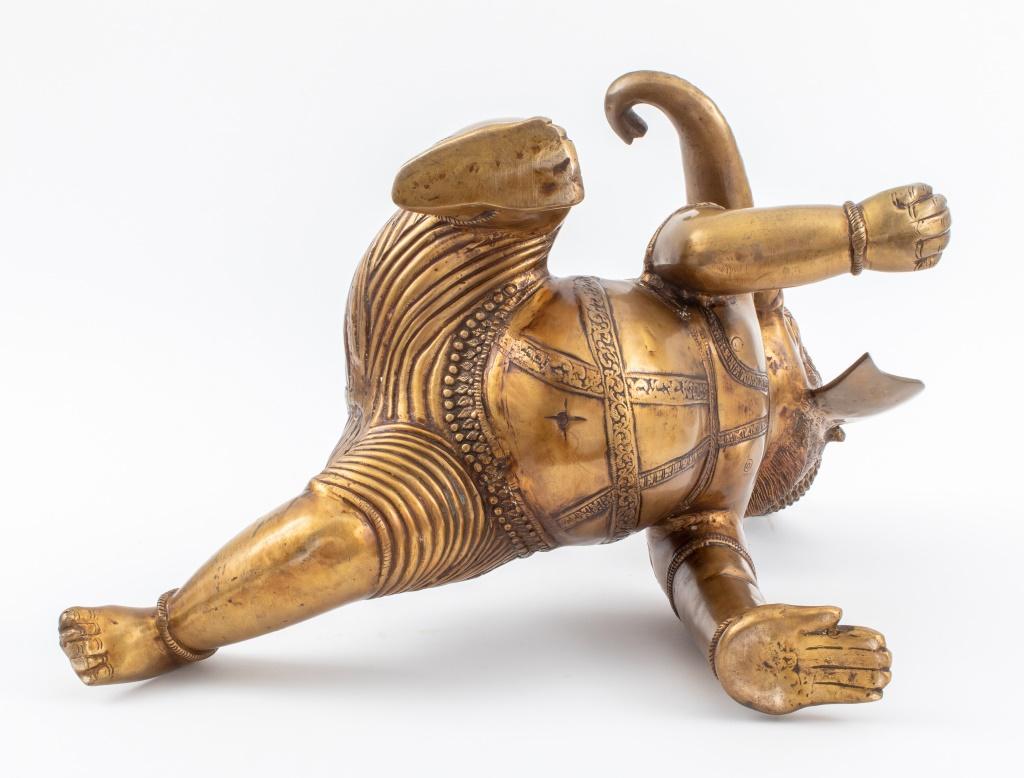 Indian Gilt Bronze Baby Ganesha Sculpture 1