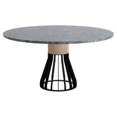 Indian Green Marble "Mewoma" Dinner Table, Jonah Takagi