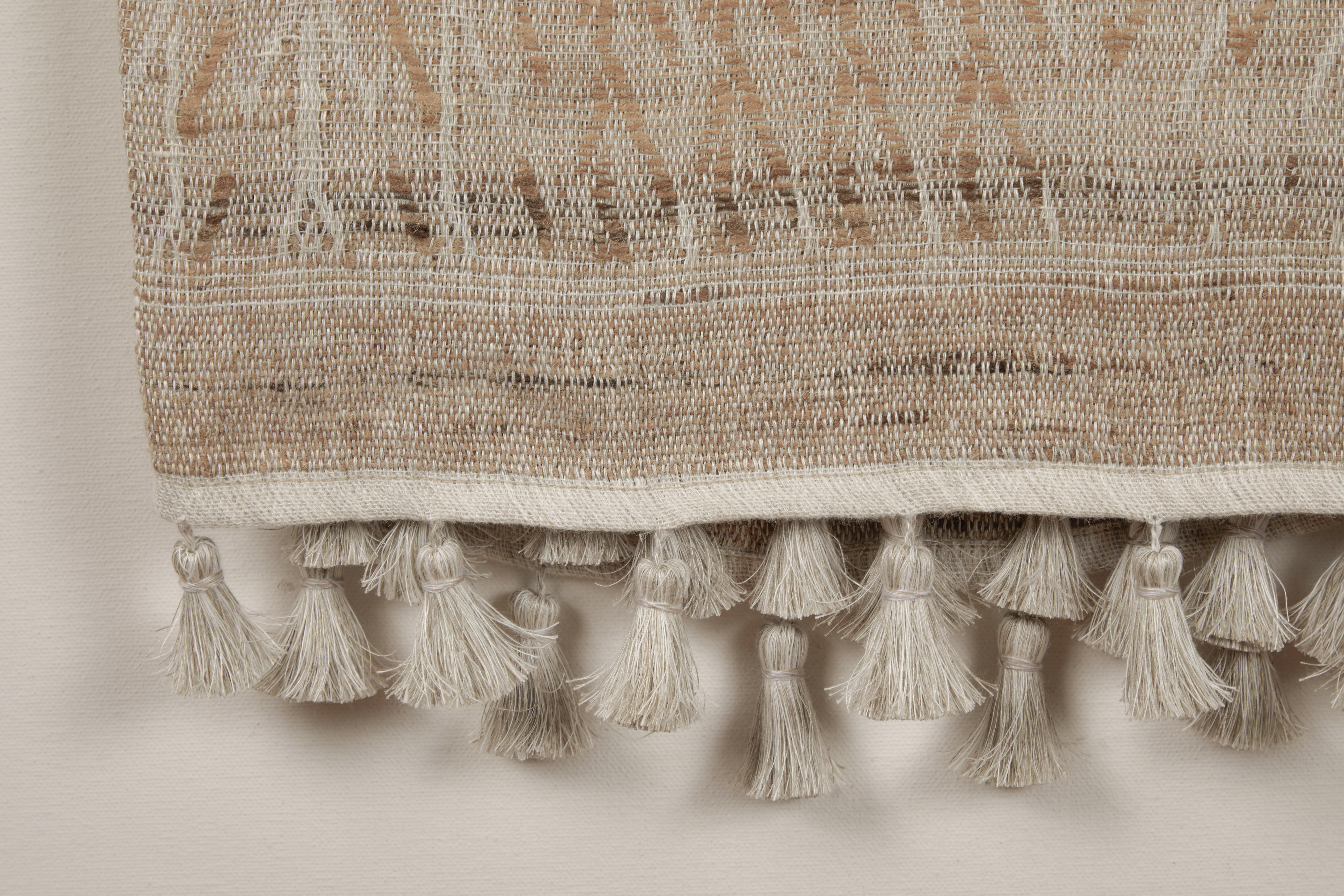 Indian Handwoven Bedcover In New Condition For Sale In Los Angeles, CA
