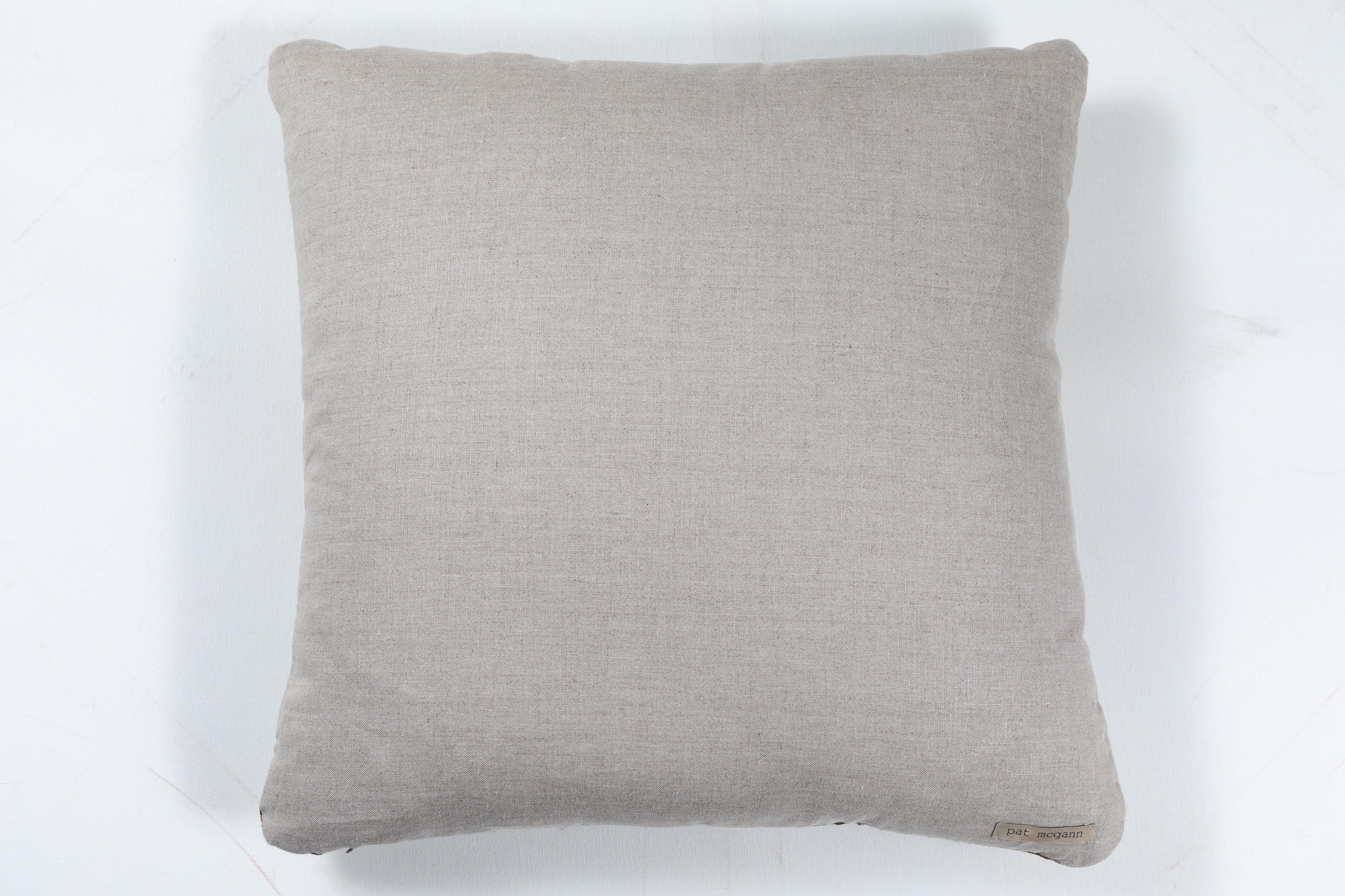 Contemporary Indian Handwoven Pillow For Sale