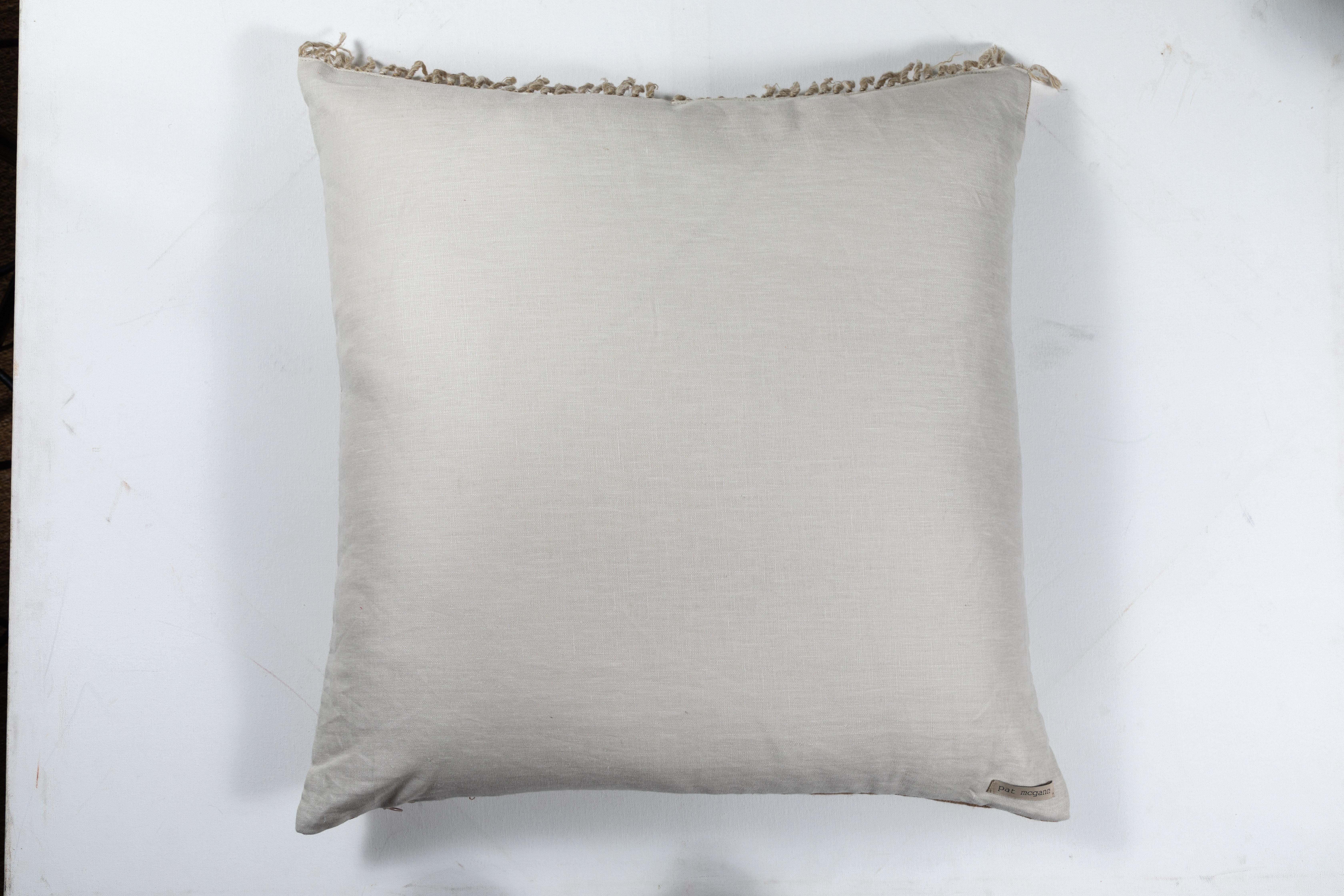 Contemporary Indian Handwoven Pillow For Sale