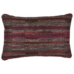 Indian Handwoven Pillow Sunset Stripes