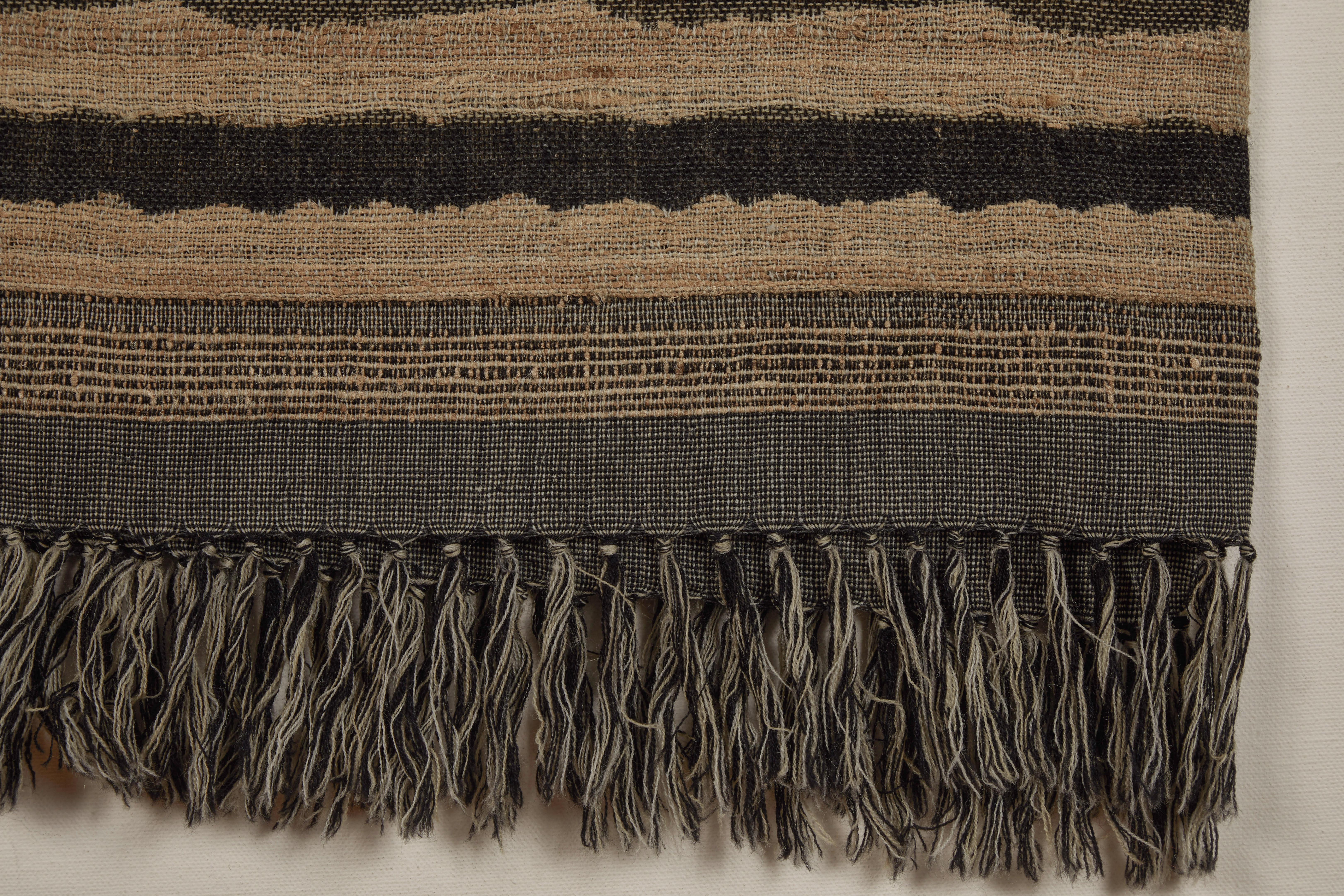 Hand-Woven Indian Handwoven Throw For Sale